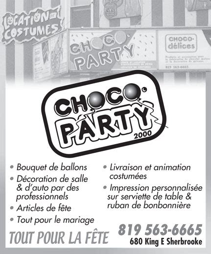 Choco Party Sherbrooke Costume Ideas
